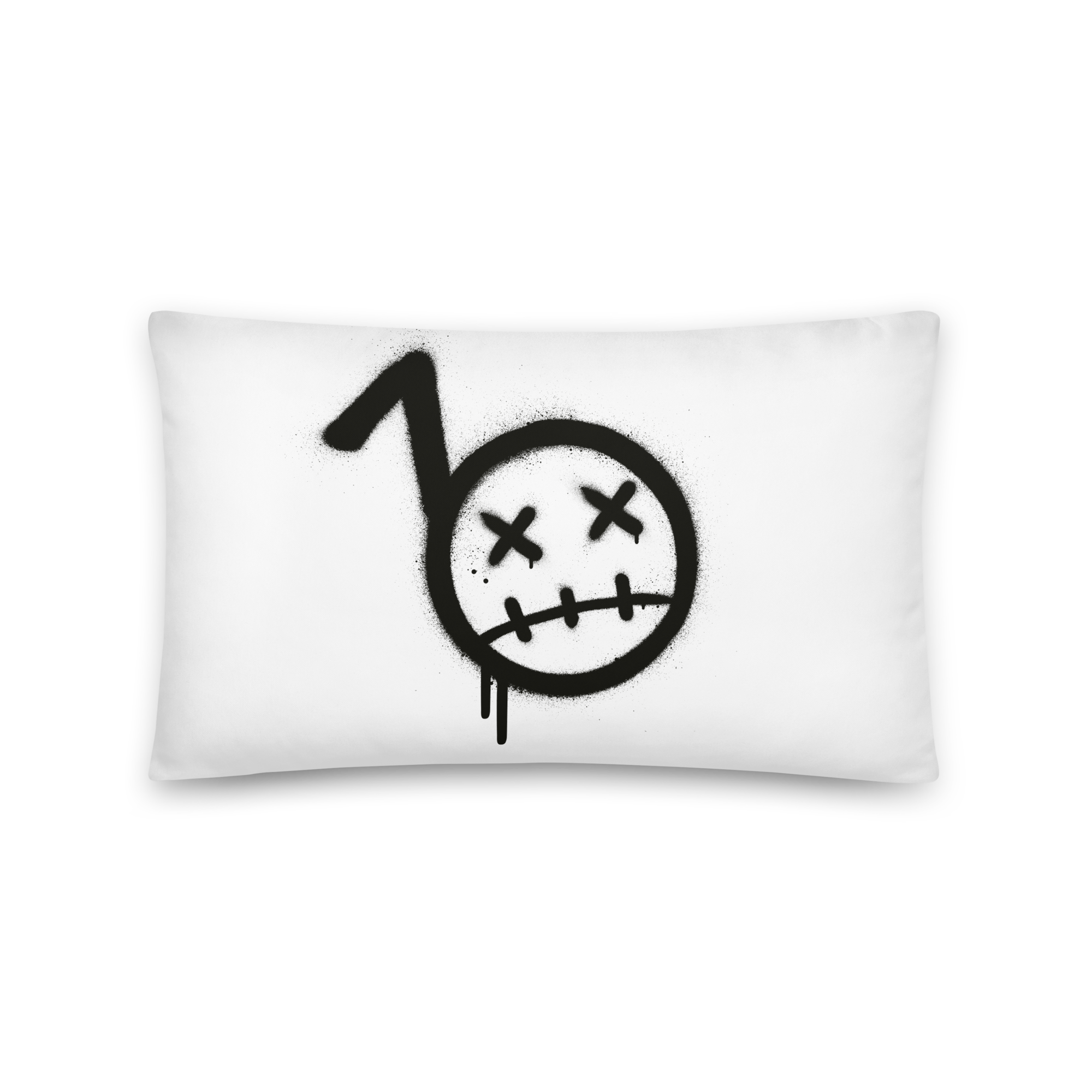 Pillow - Rectangle - 20x12 - Bommy Print - (WHITE)