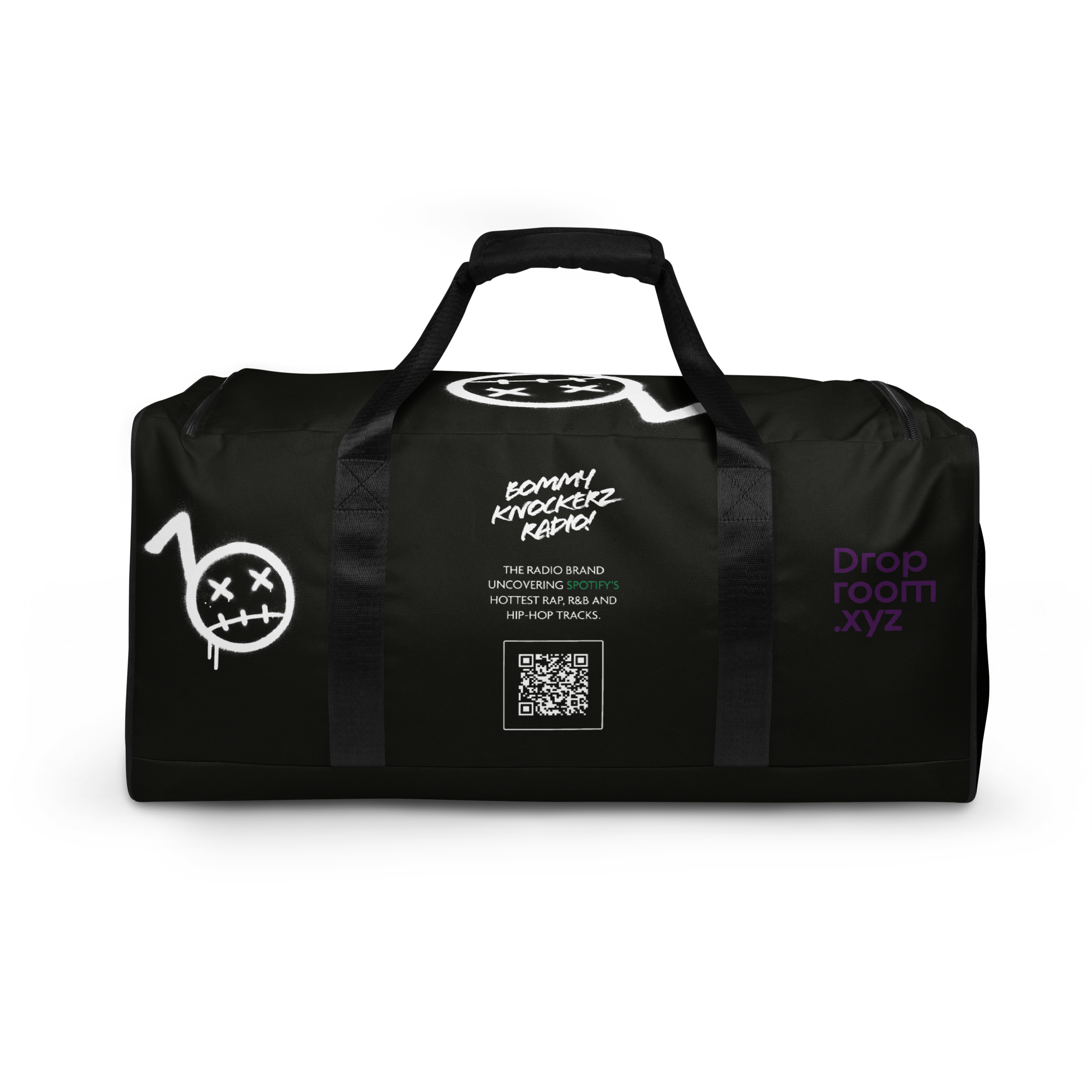 BommyKnockerz - Duffle Bag - Bommy Print - (BLACK)