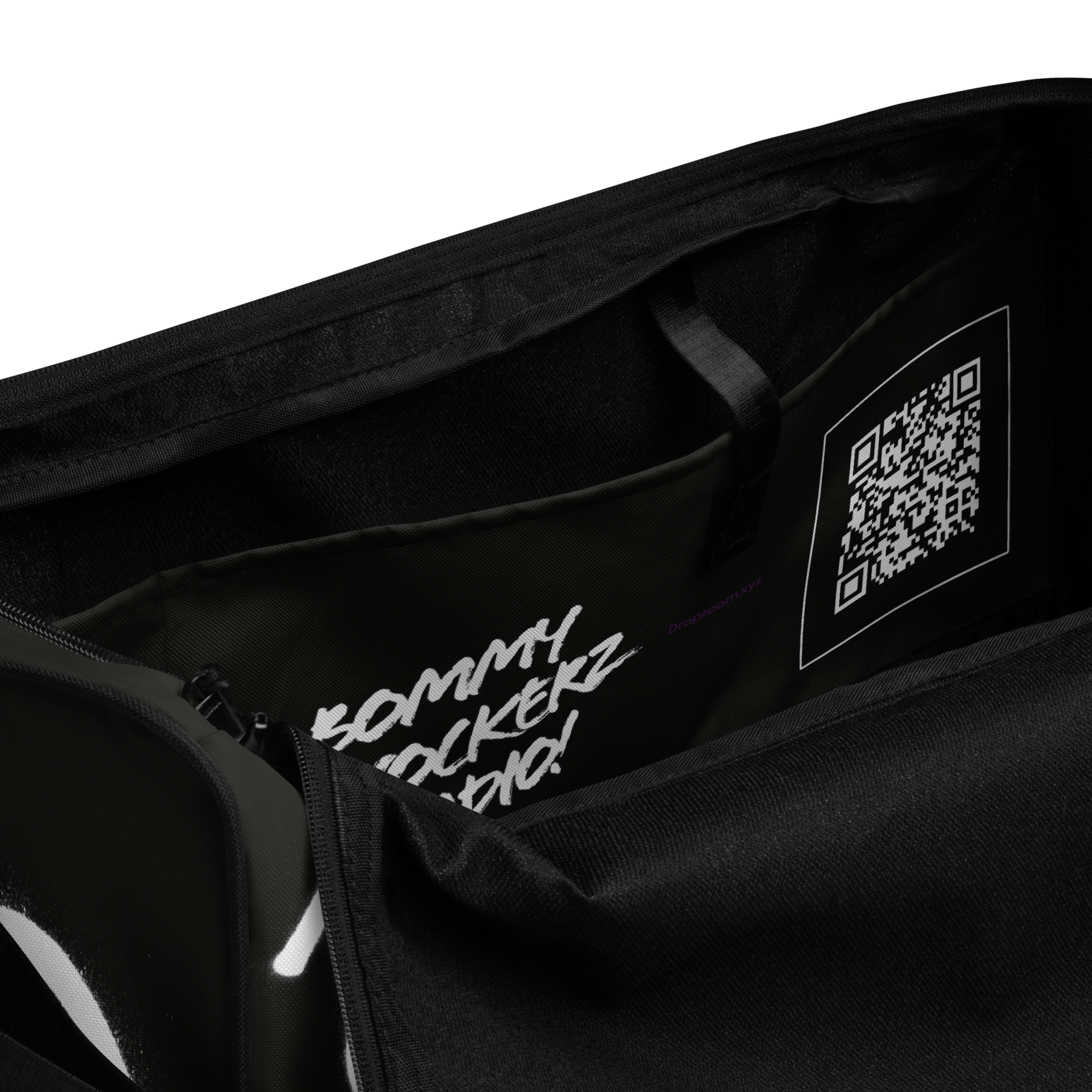 BommyKnockerz - Duffle Bag - Bommy Print - (BLACK)