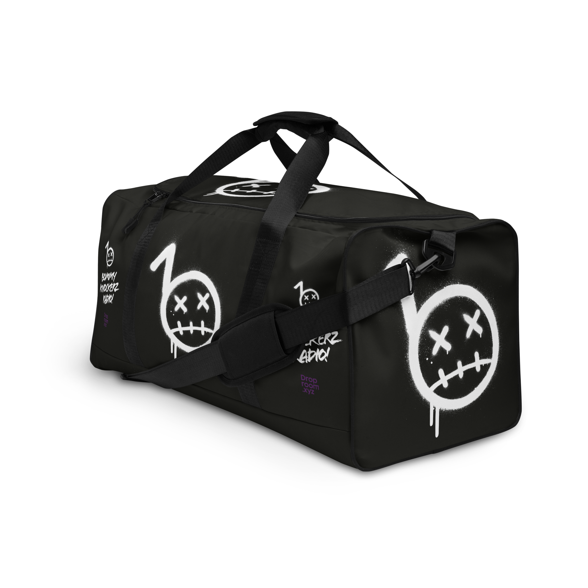BommyKnockerz - Duffle Bag - Bommy Print - (BLACK)