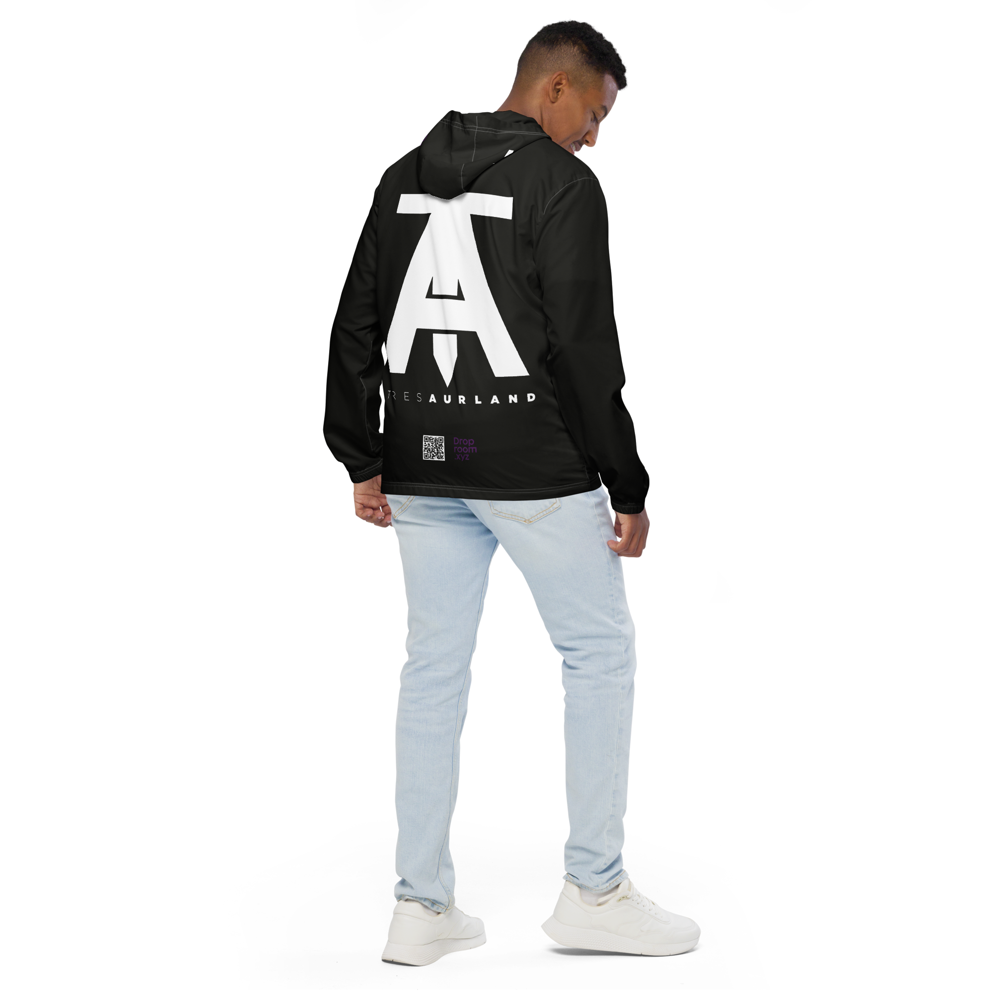 Tres Aurland - Men’s Windbreaker (BLACK)