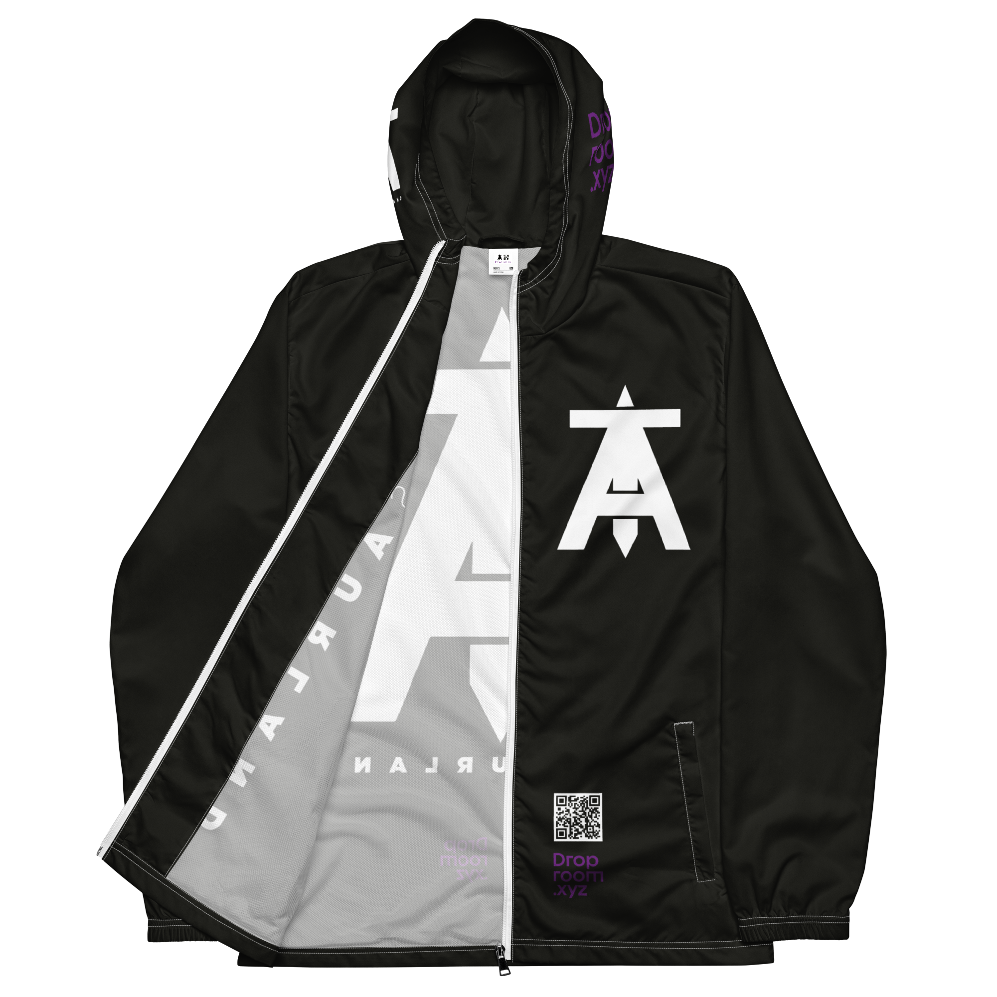 Tres Aurland - Men’s Windbreaker (BLACK)