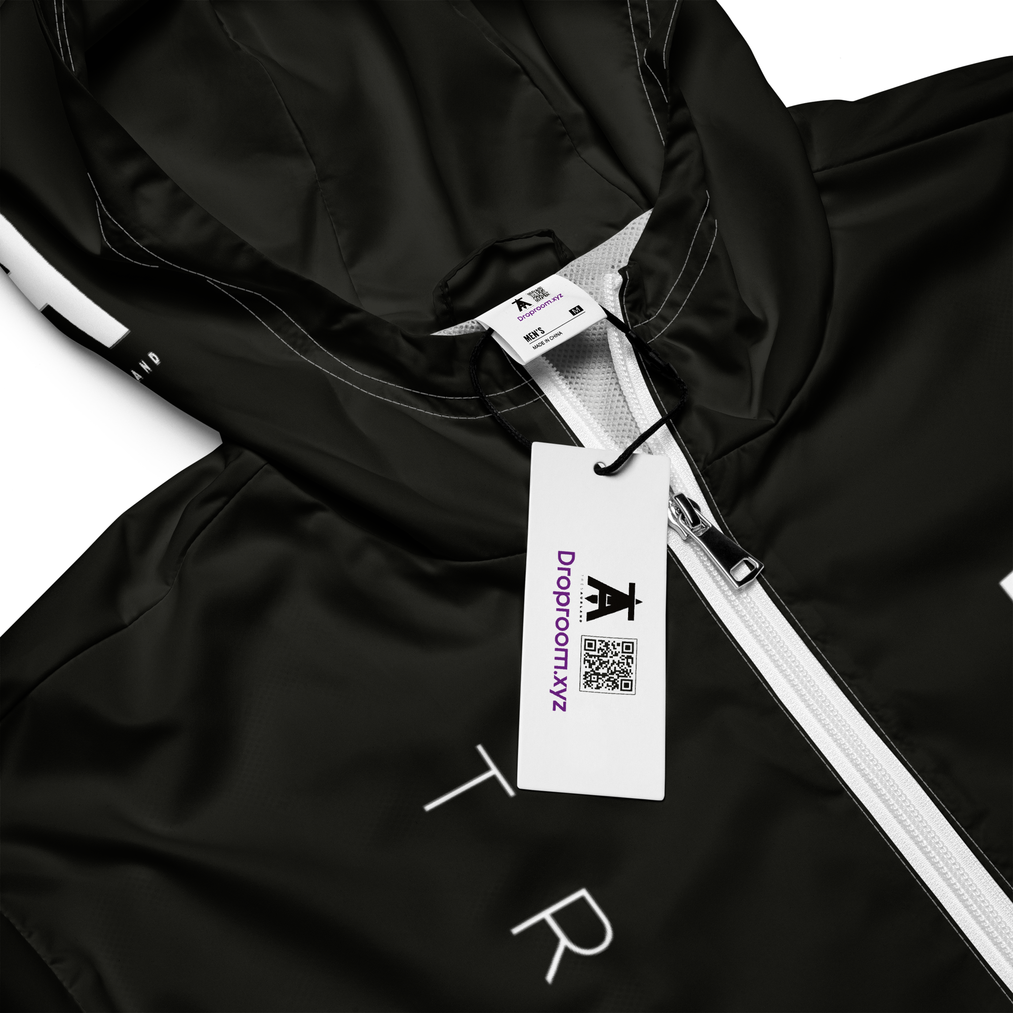 Tres Aurland - Men’s Windbreaker (BLACK)