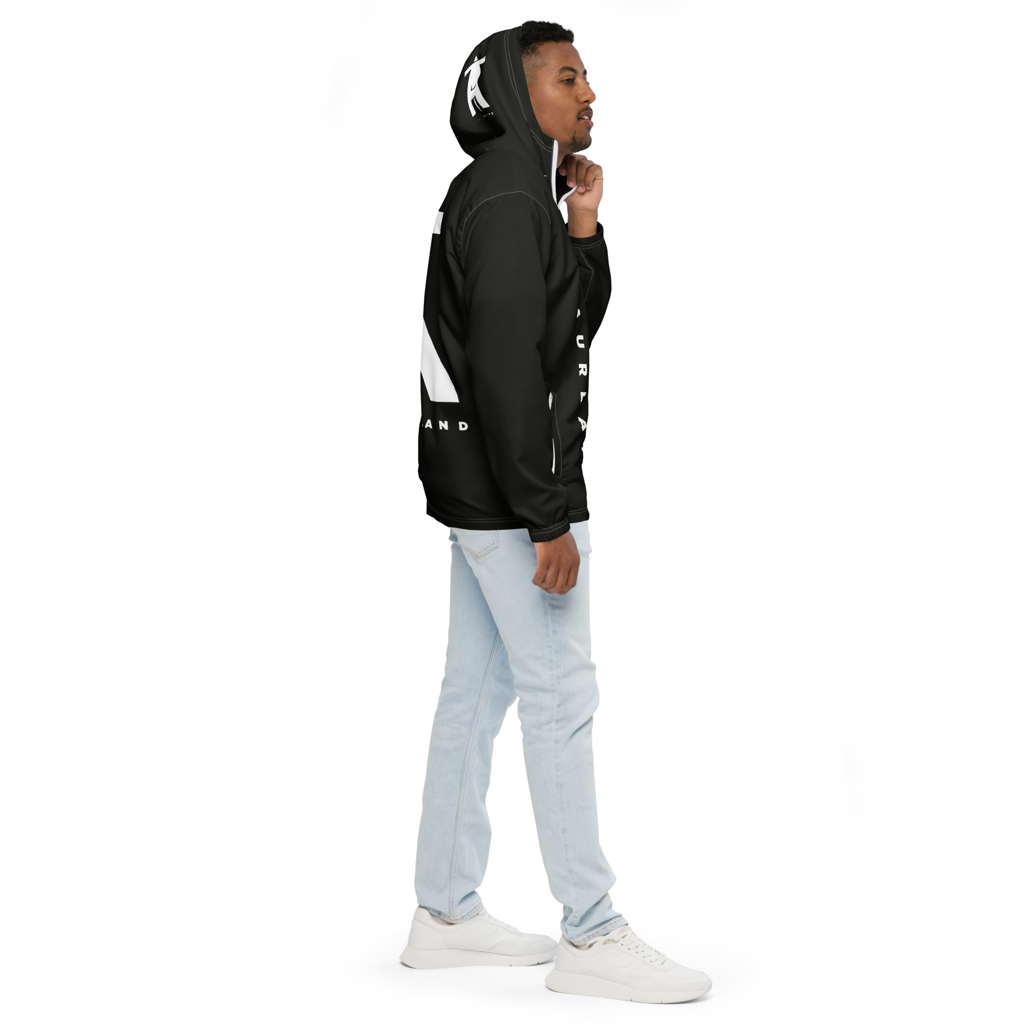 Tres Aurland - Men’s Windbreaker (BLACK)