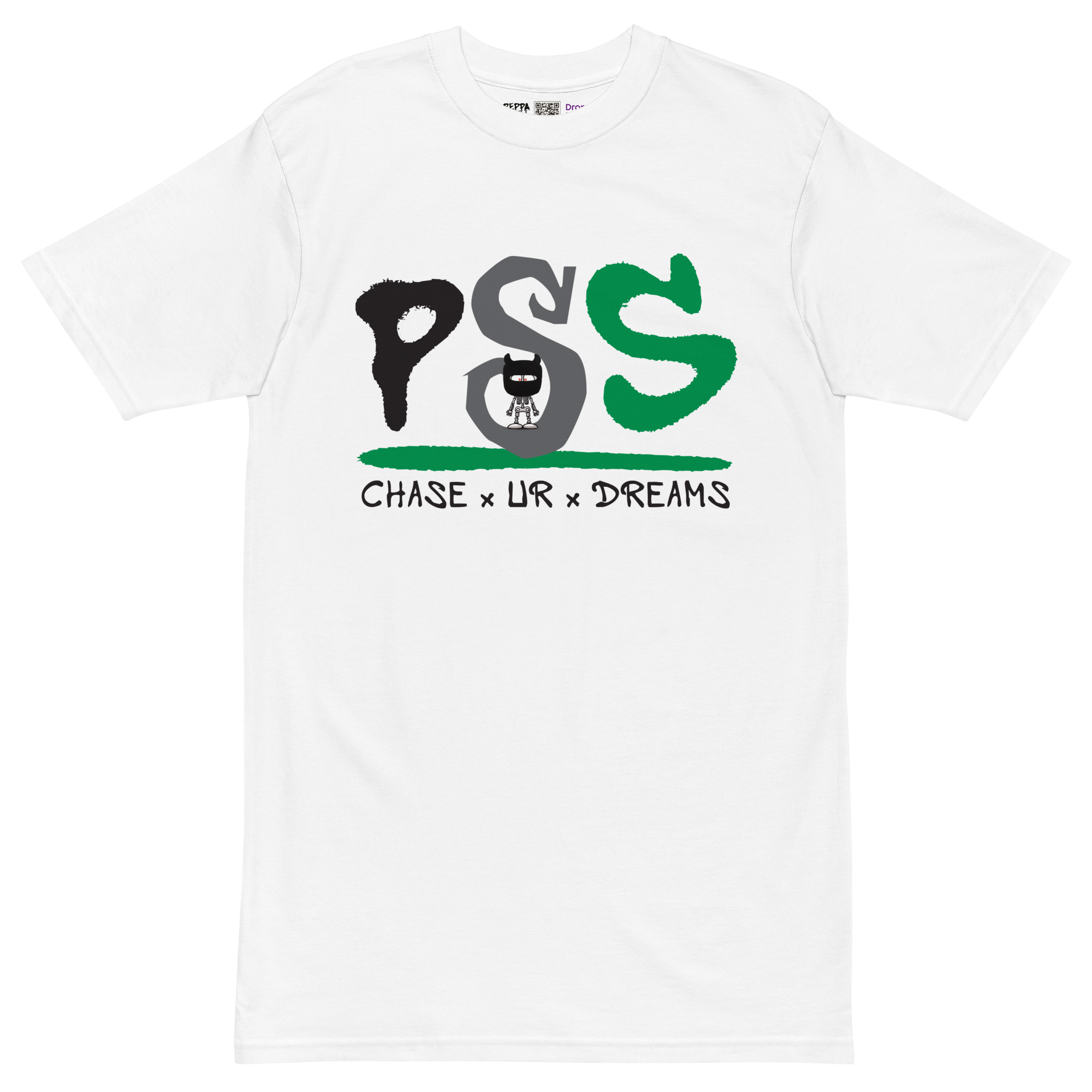 PeppaSkullSlime-Men’s T-Shirt - PSS - (WHITE)
