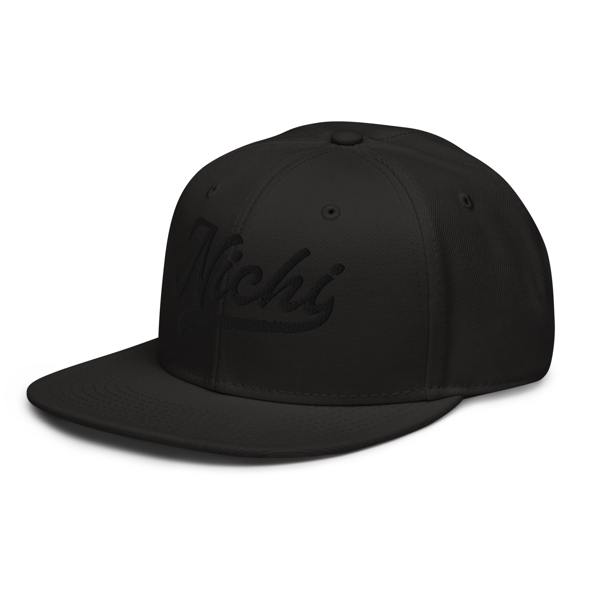 Team Nichi - Snapback Hat (ALL BLACK)