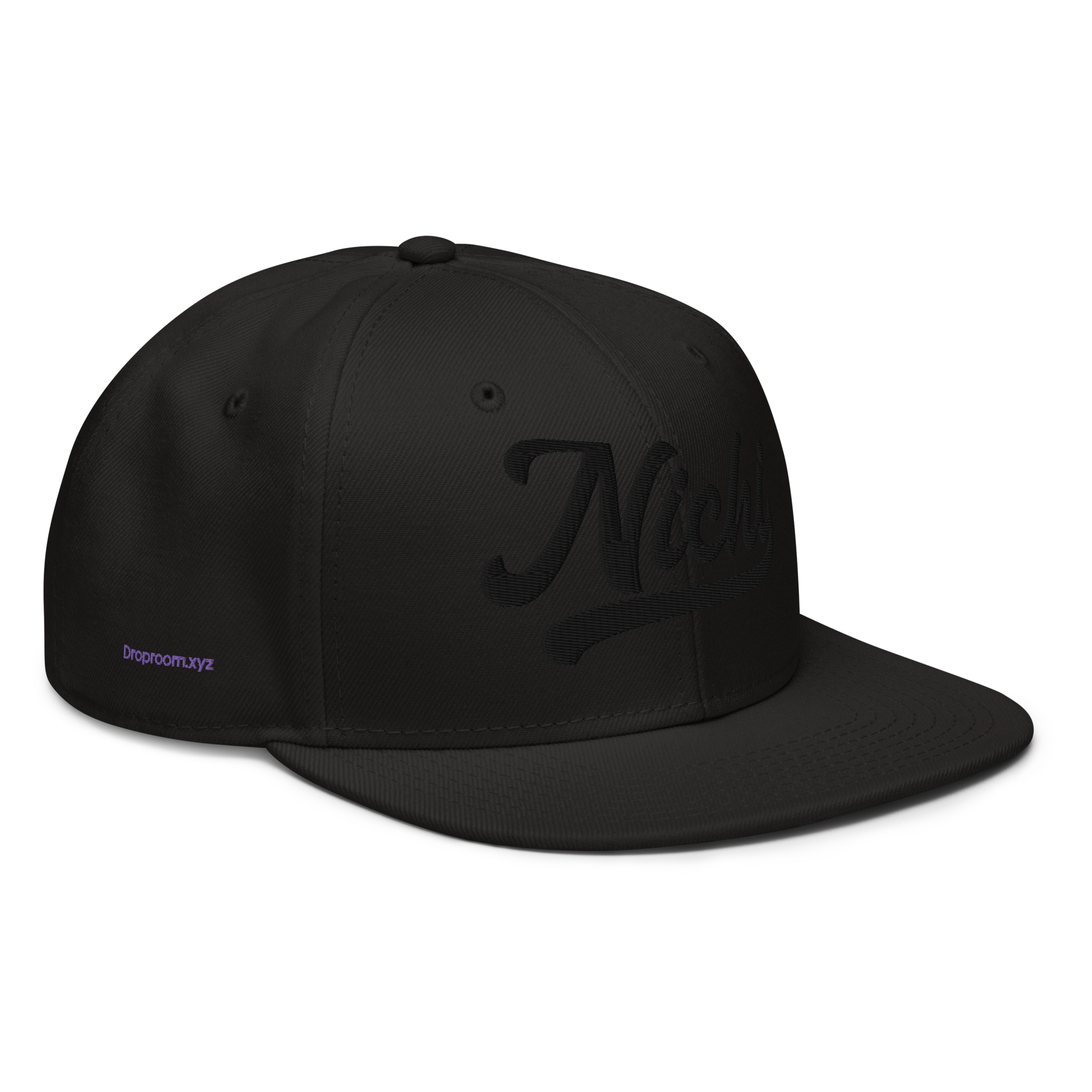 Team Nichi - Snapback Hat (ALL BLACK)