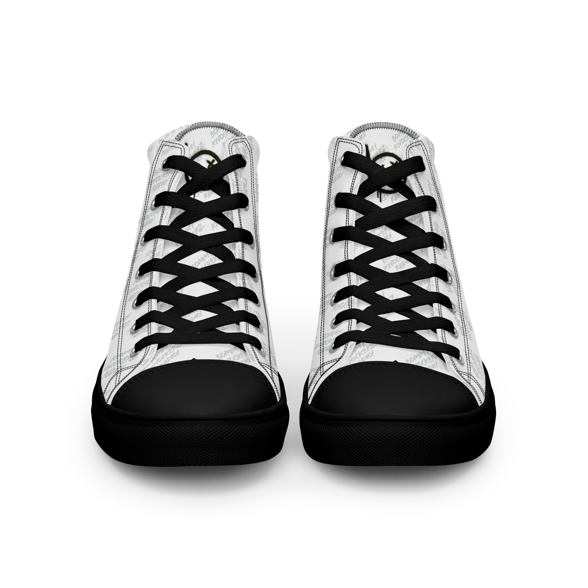 BommyKnockerz - Women’s - High Top Sneakers - (WHITE)