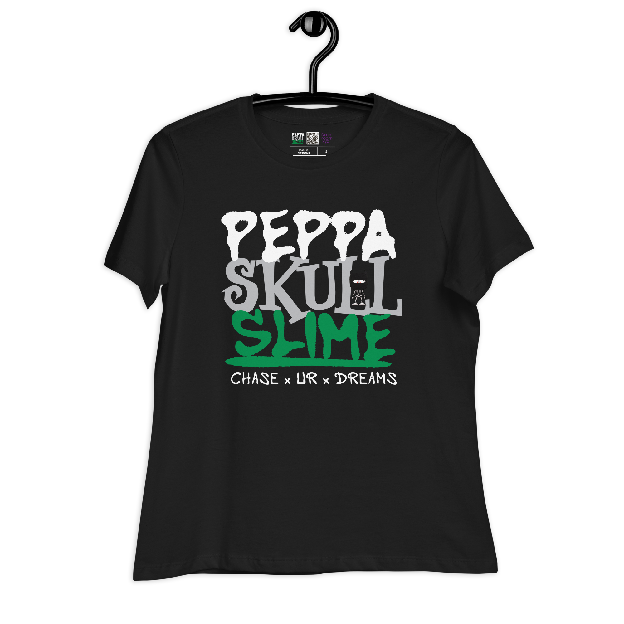 PeppaSkullSlime-Women's T-Shirt - (BLACK)