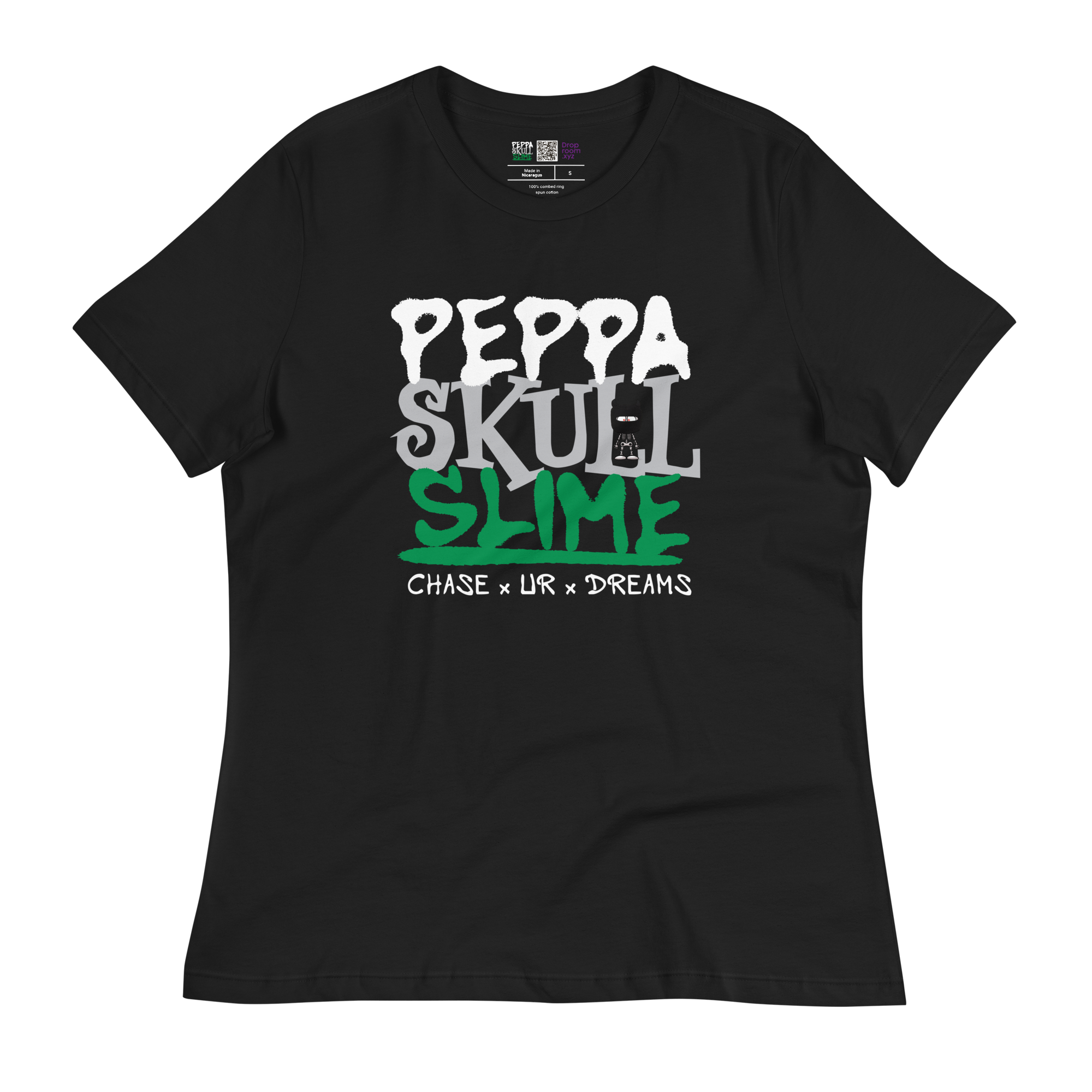 PeppaSkullSlime-Women's T-Shirt - (BLACK)