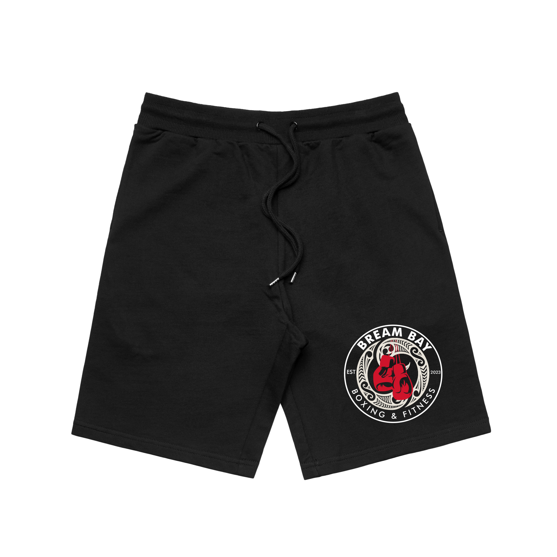 Bream Bay Boxing - Black Stadium Shorts
