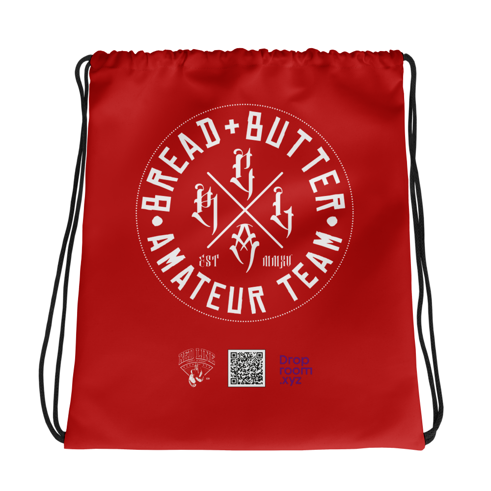 Amateur Team - Red Drawstring Bag