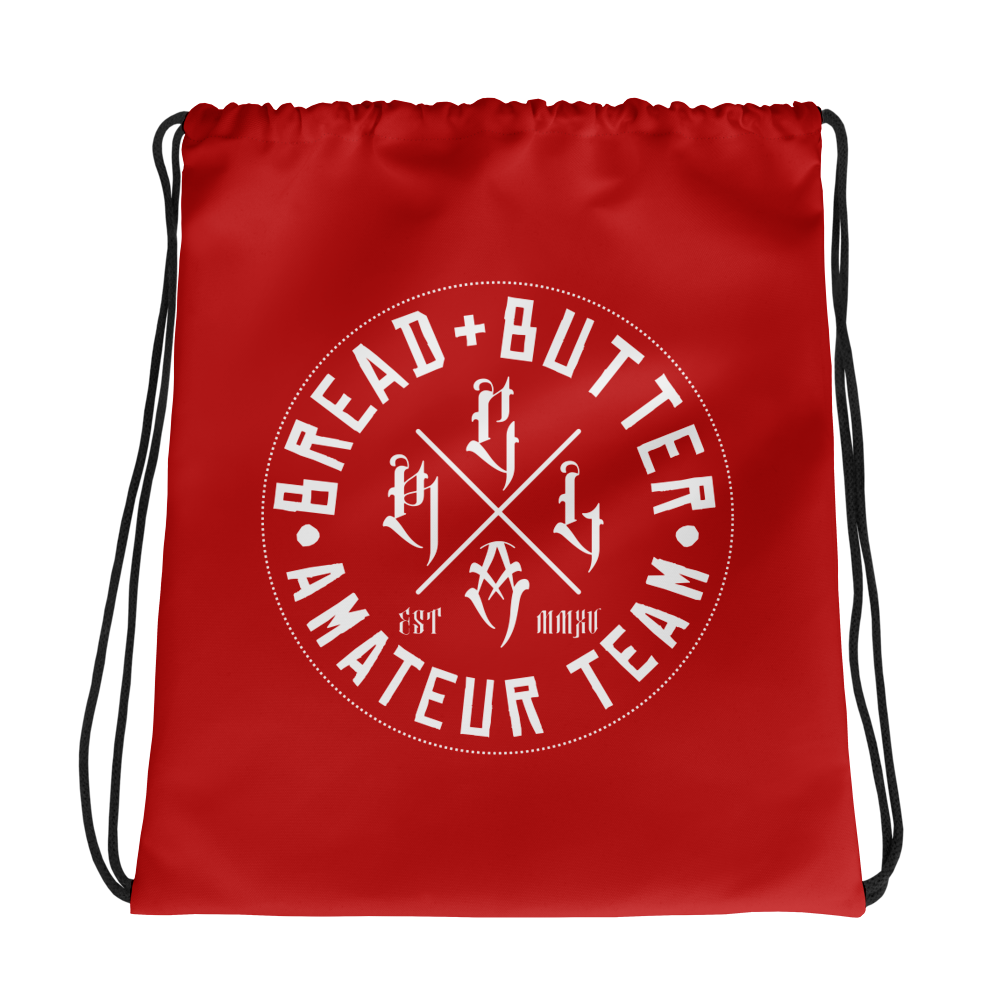 Amateur Team - Red Drawstring Bag