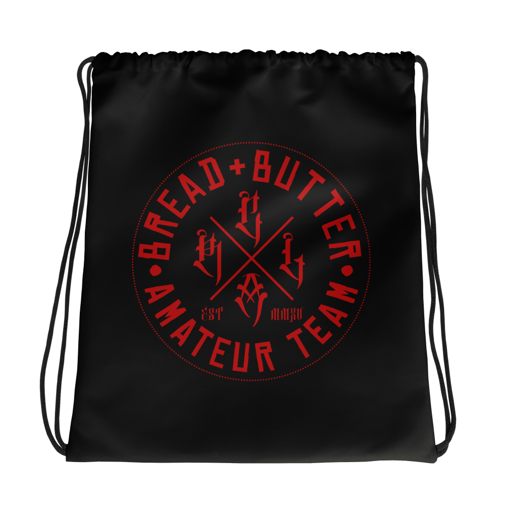 Amateur Team - Black Drawstring Bag