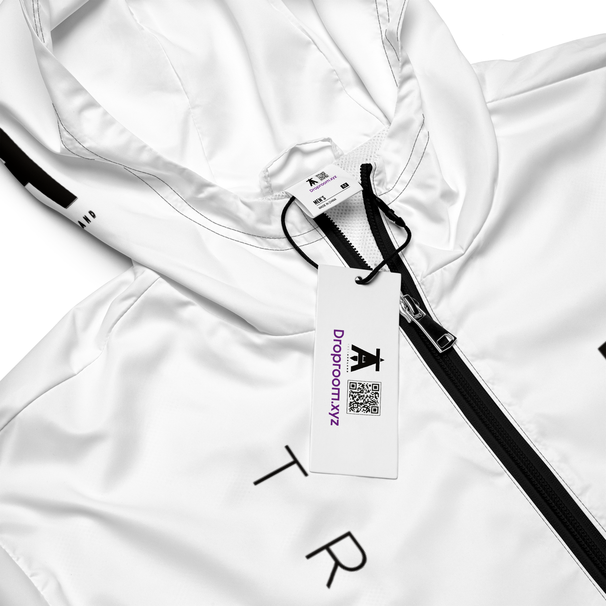 Tres Aurland - Men’s Windbreaker (WHITE)