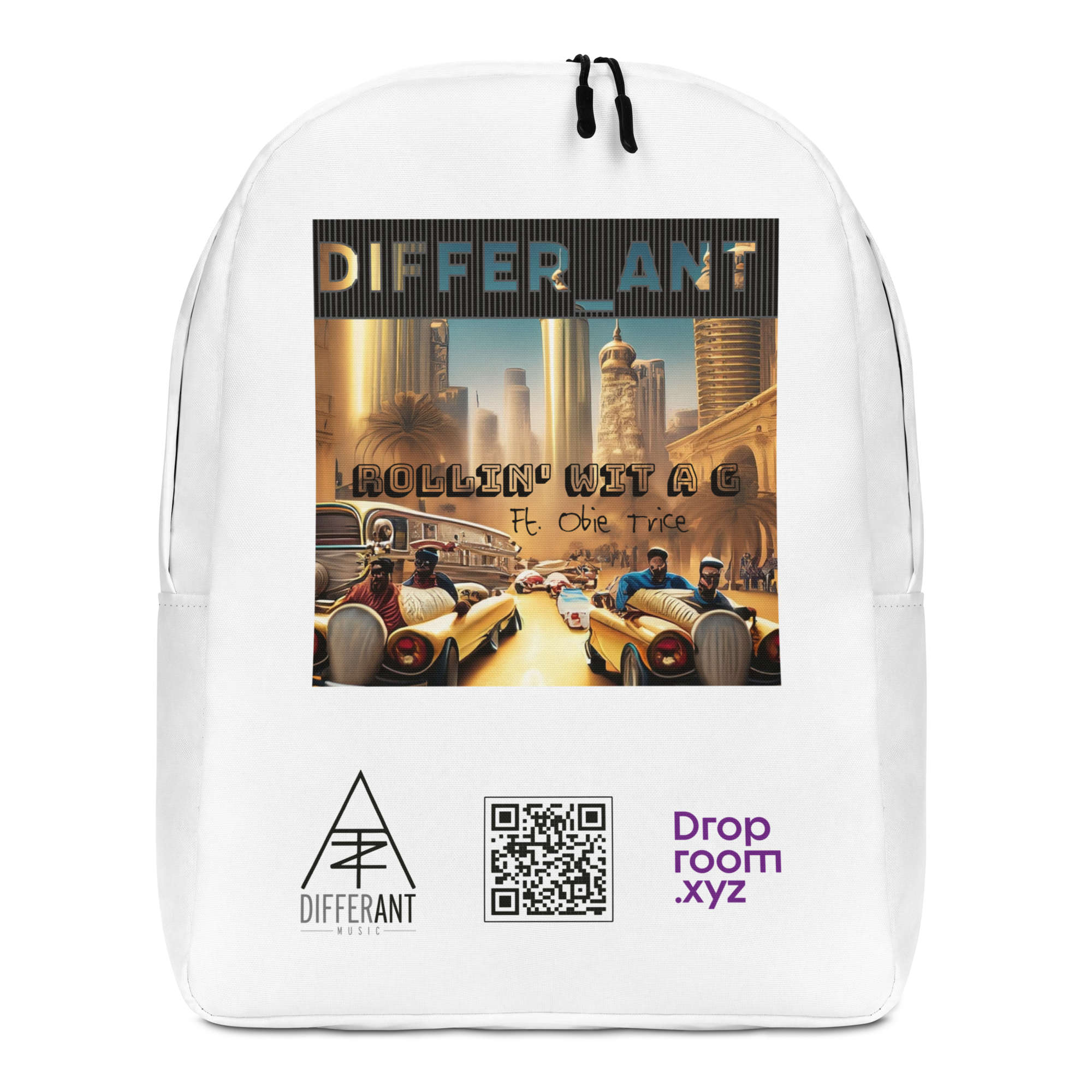 Differ_Ant - Rollin' Wit A G - Backpack - (WHITE)