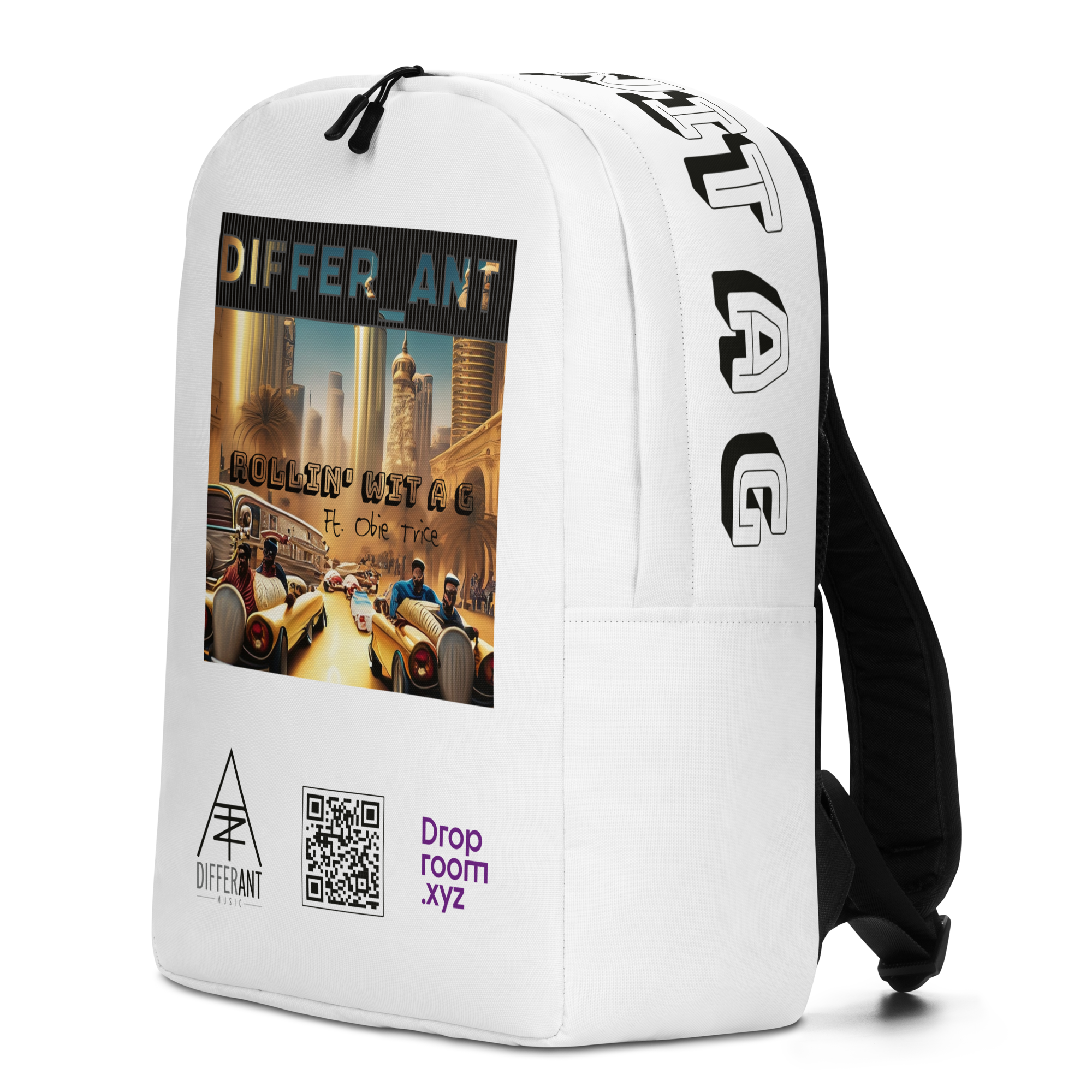 Differ_Ant - Rollin' Wit A G - Backpack - (WHITE)