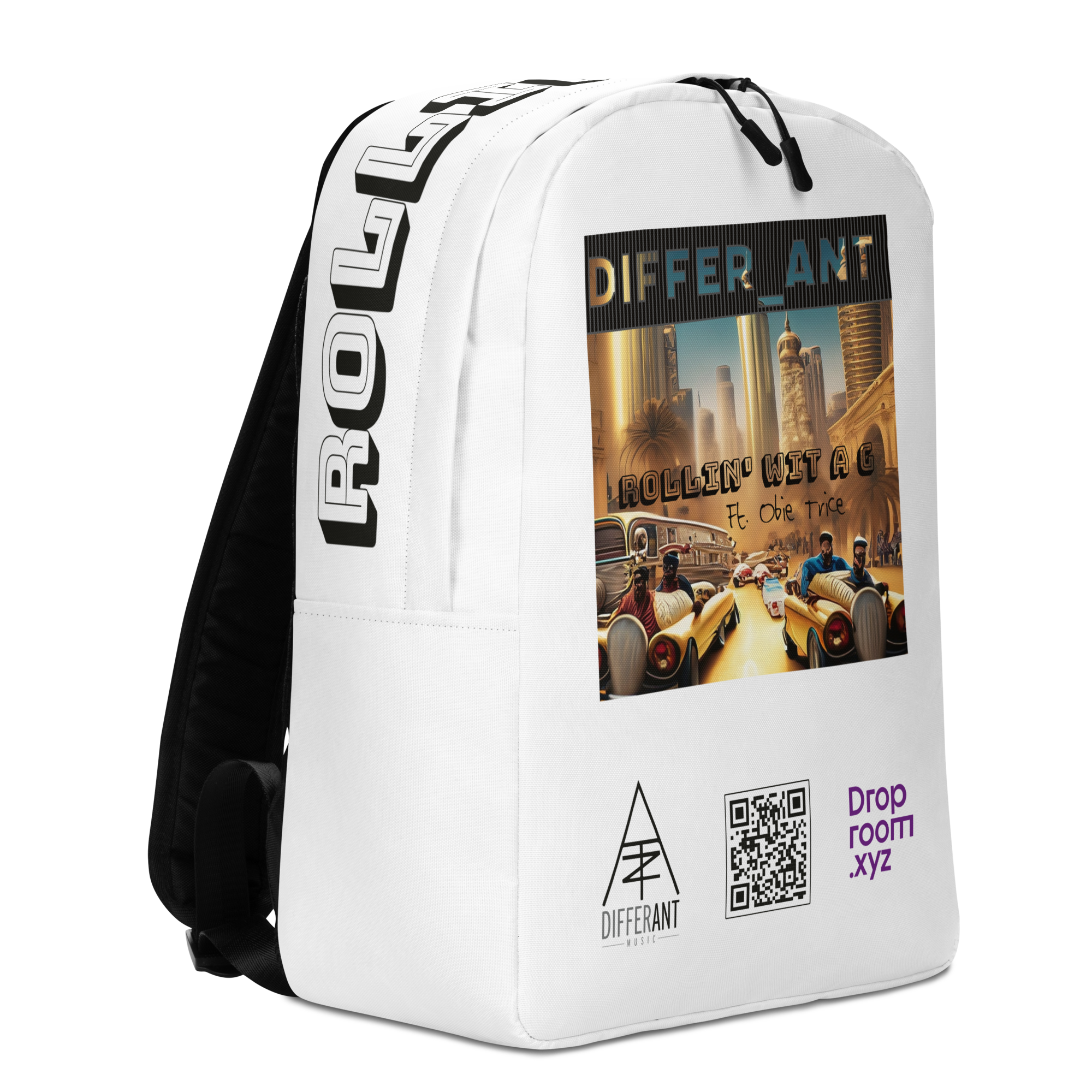 Differ_Ant - Rollin' Wit A G - Backpack - (WHITE)