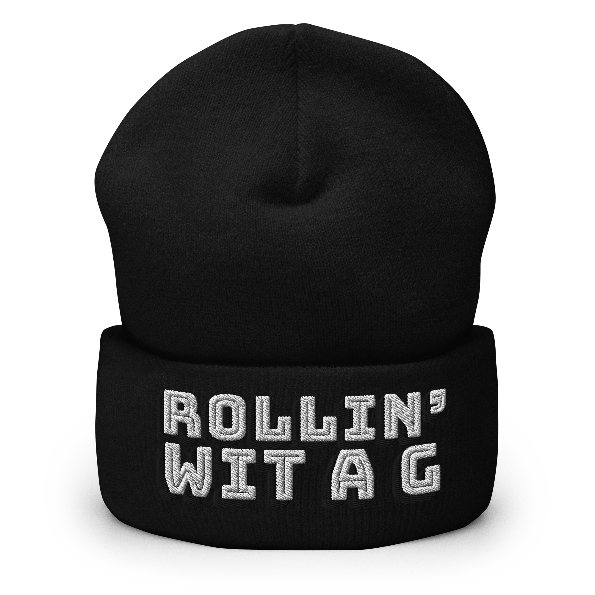 Differ_Ant - Rollin' Wit A G - Embroidered Beanie - (BLACK)