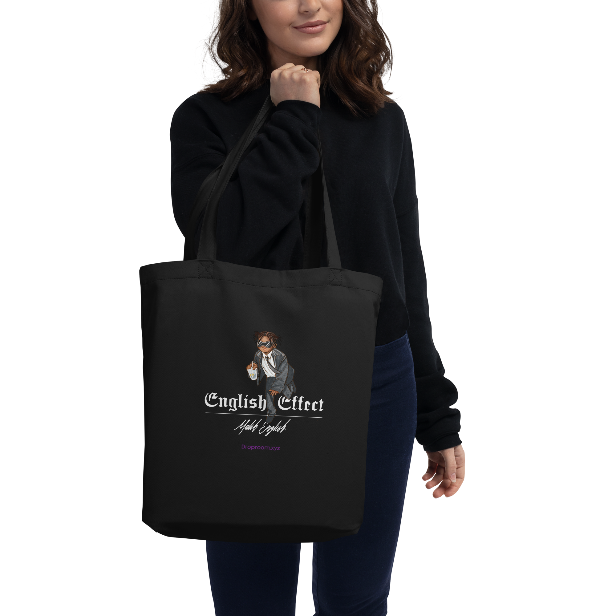 Malik English - Tote Bag (BLACK) 2