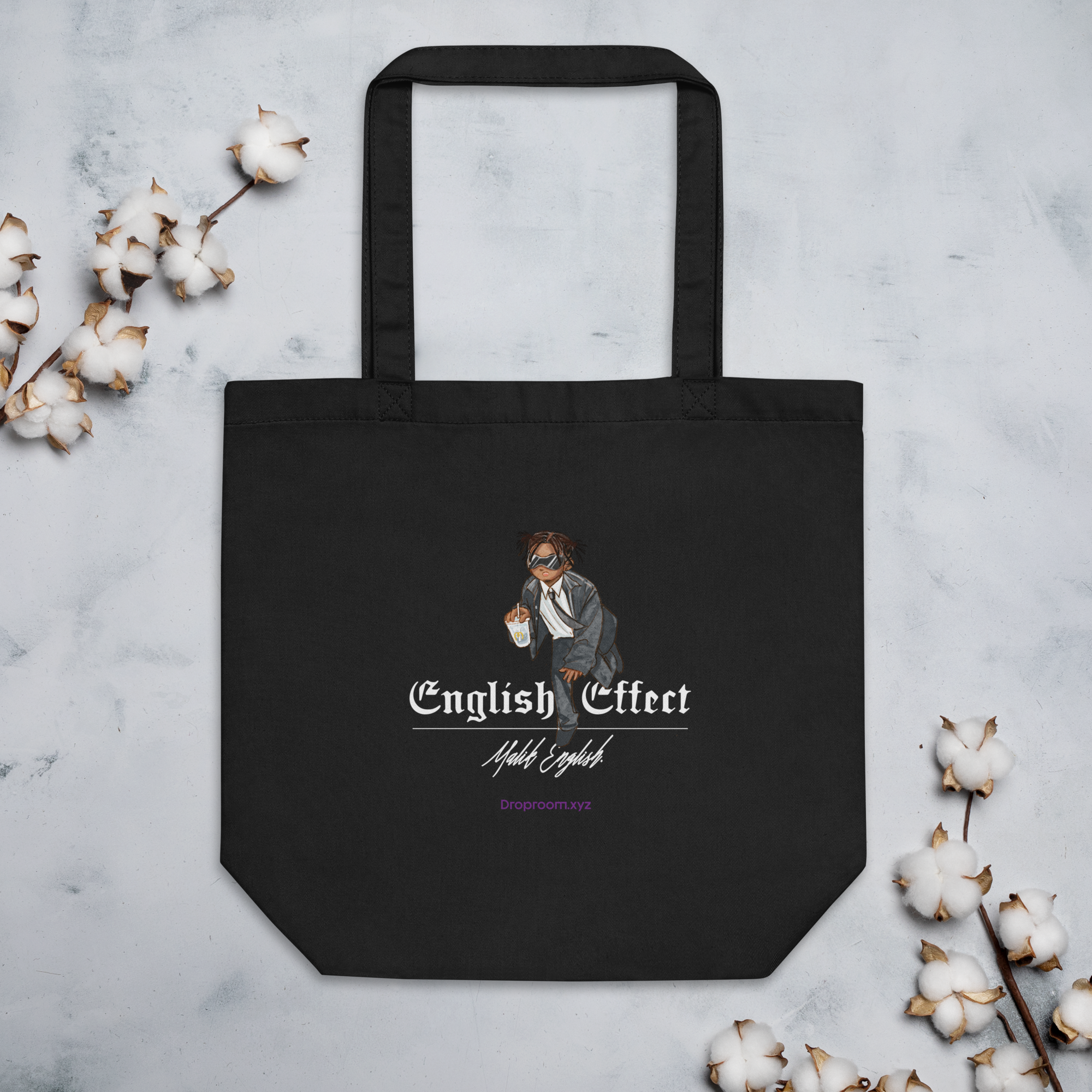 Malik English - Tote Bag (BLACK) 2