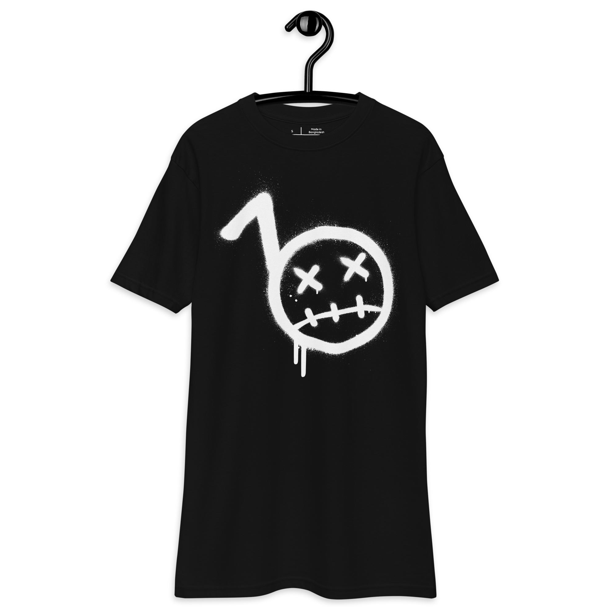 BommyKnockerz - Men’s - Premium Heavy - T-shirt - Bommy Print (BLACK)