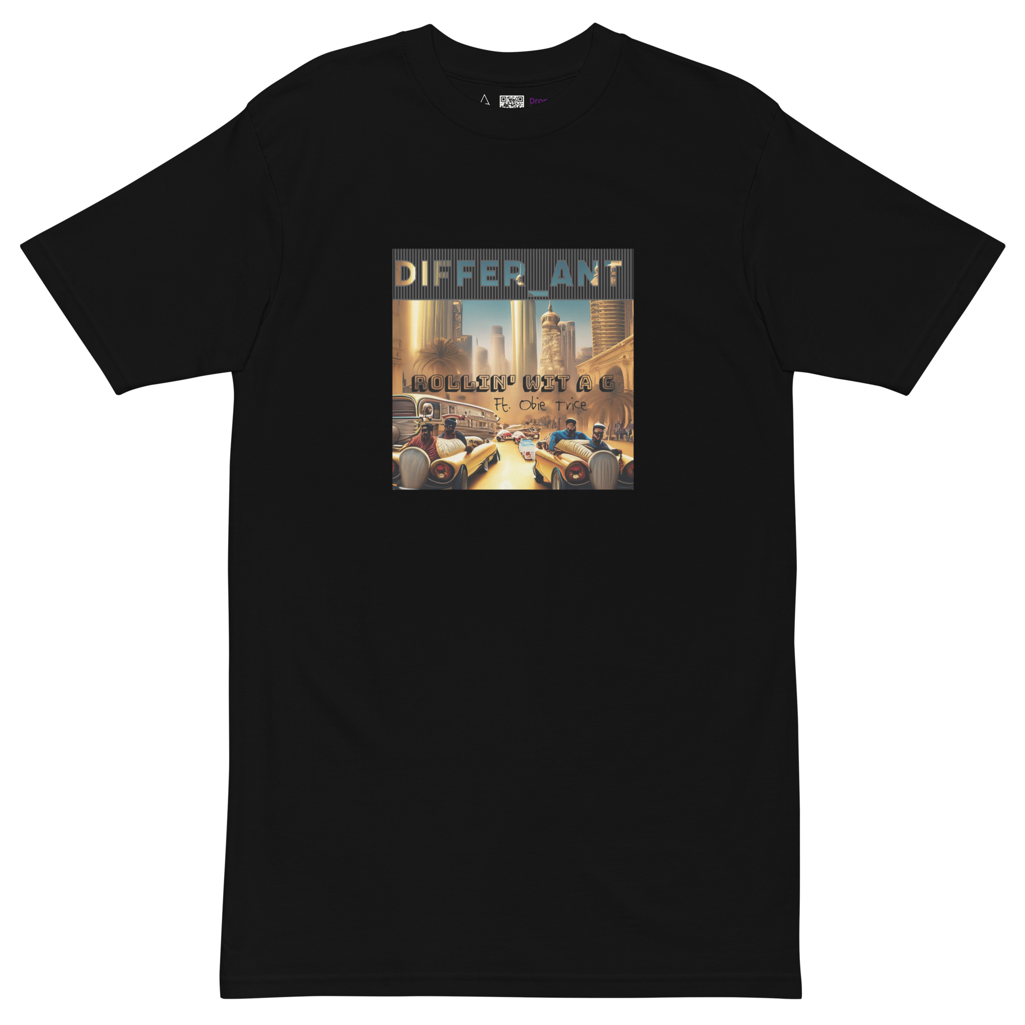 Differ_Ant - Rollin' Wit A G - Men’s T-Shirt - BLACK COVER