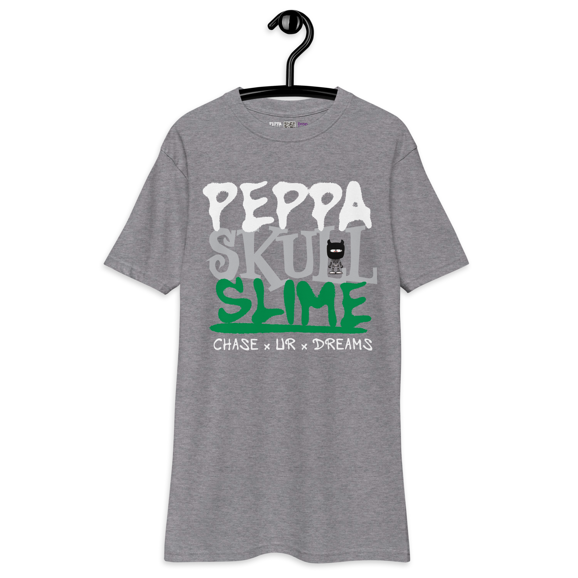PeppaSkullSlime - Men’s T-Shirt - (GREY)