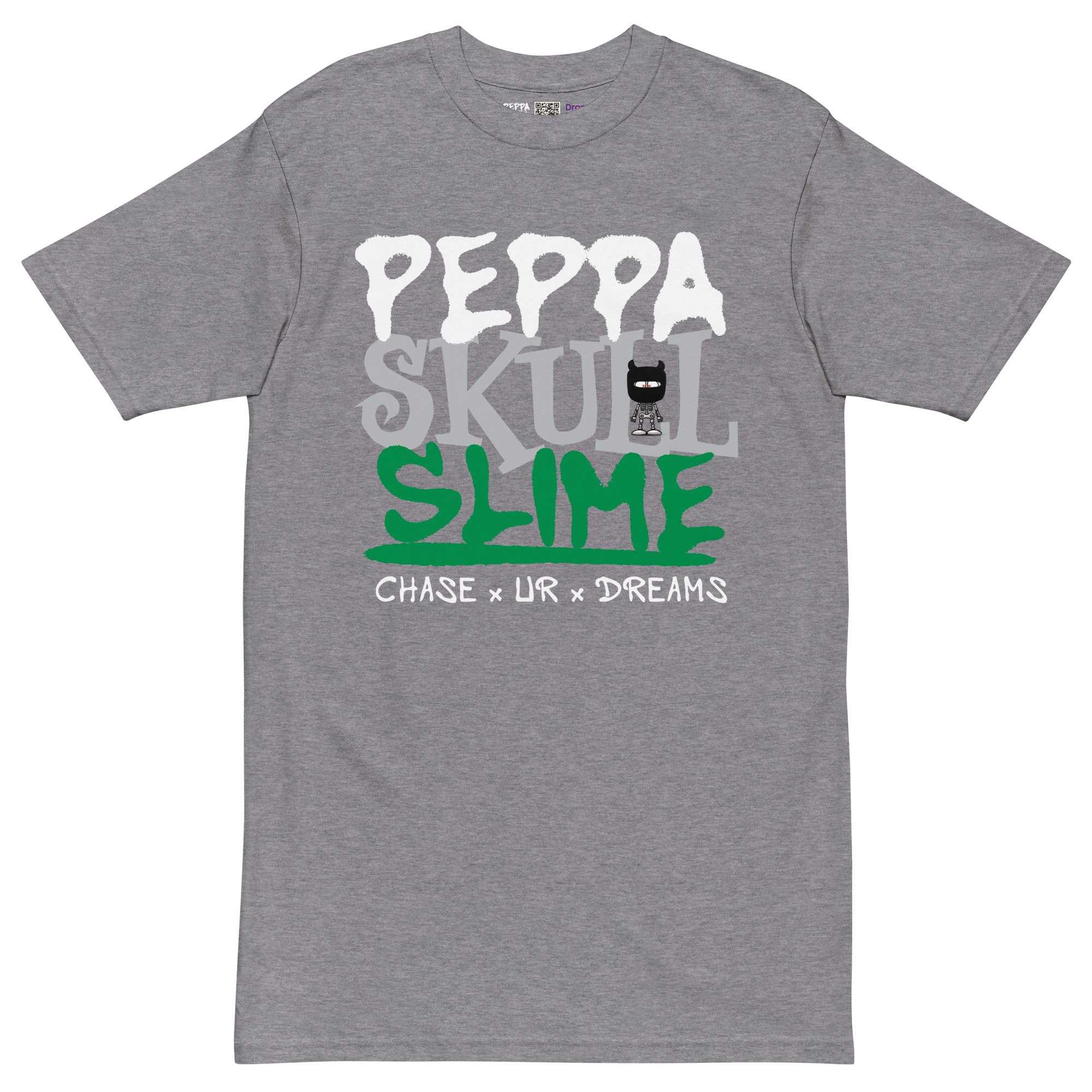 PeppaSkullSlime - Men’s T-Shirt - (GREY)