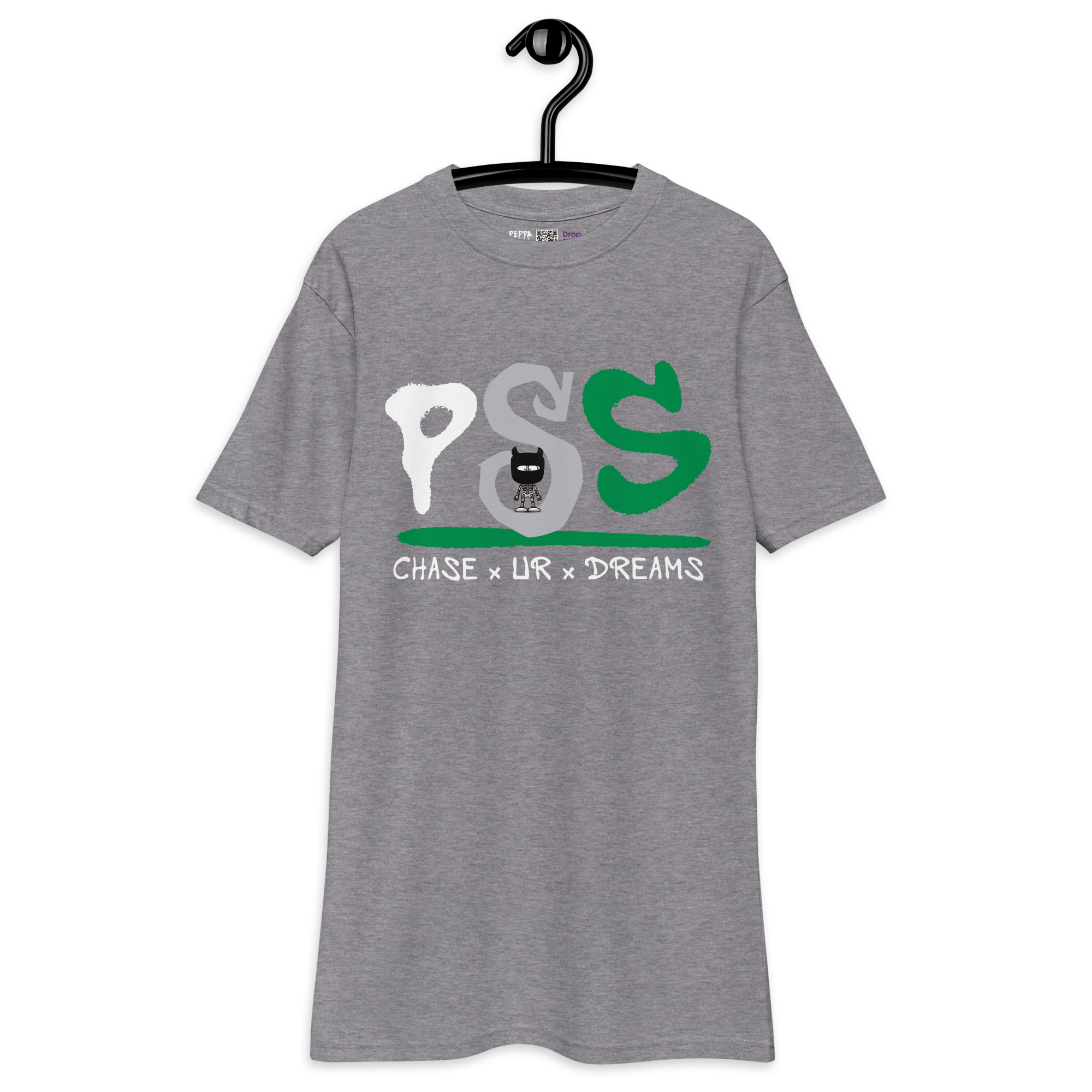 PeppaSkullSlime-Men’s T-Shirt - PSS - (GREY)