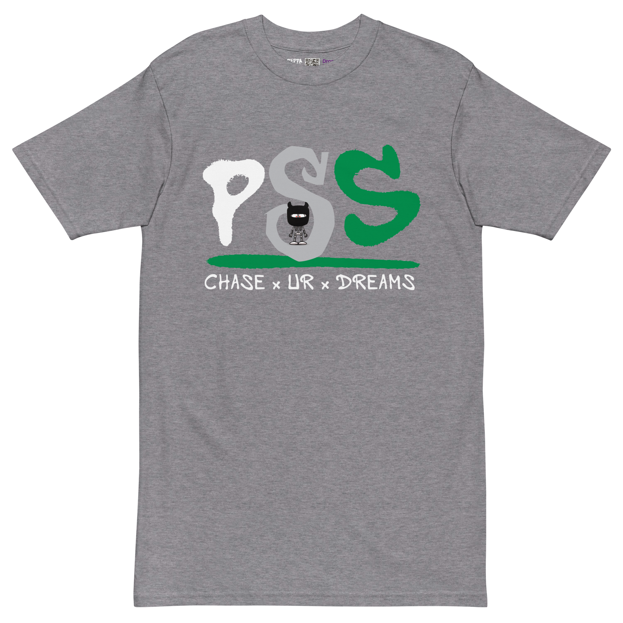 PeppaSkullSlime-Men’s T-Shirt - PSS - (GREY)