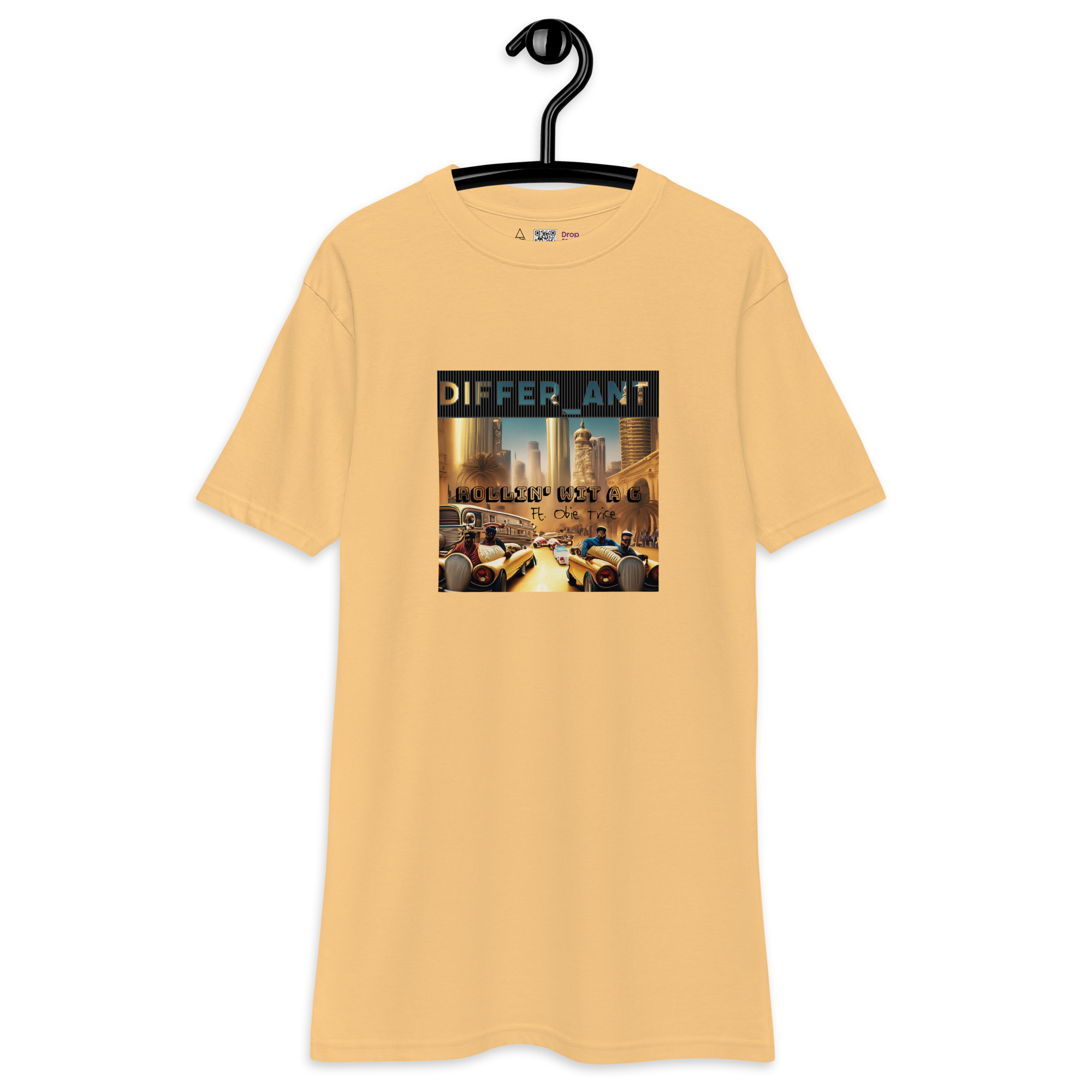 Differ_Ant - Rollin' Wit A G - Men’s T-Shirt - GOLD COVER