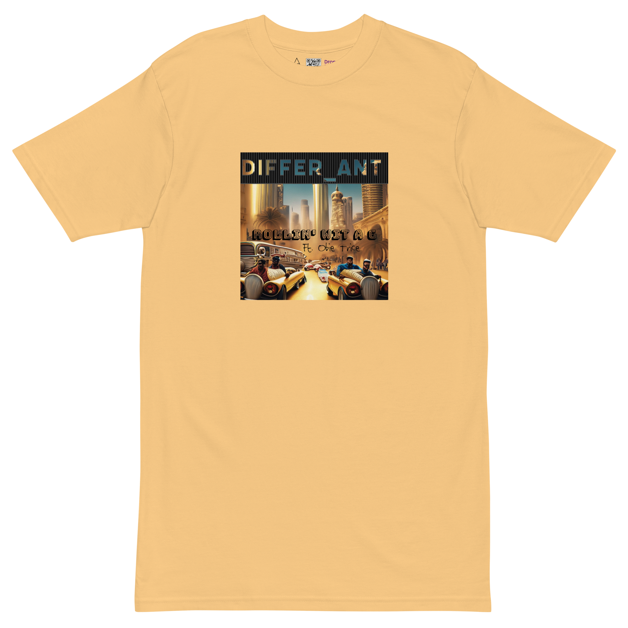 Differ_Ant - Rollin' Wit A G - Men’s T-Shirt - GOLD COVER