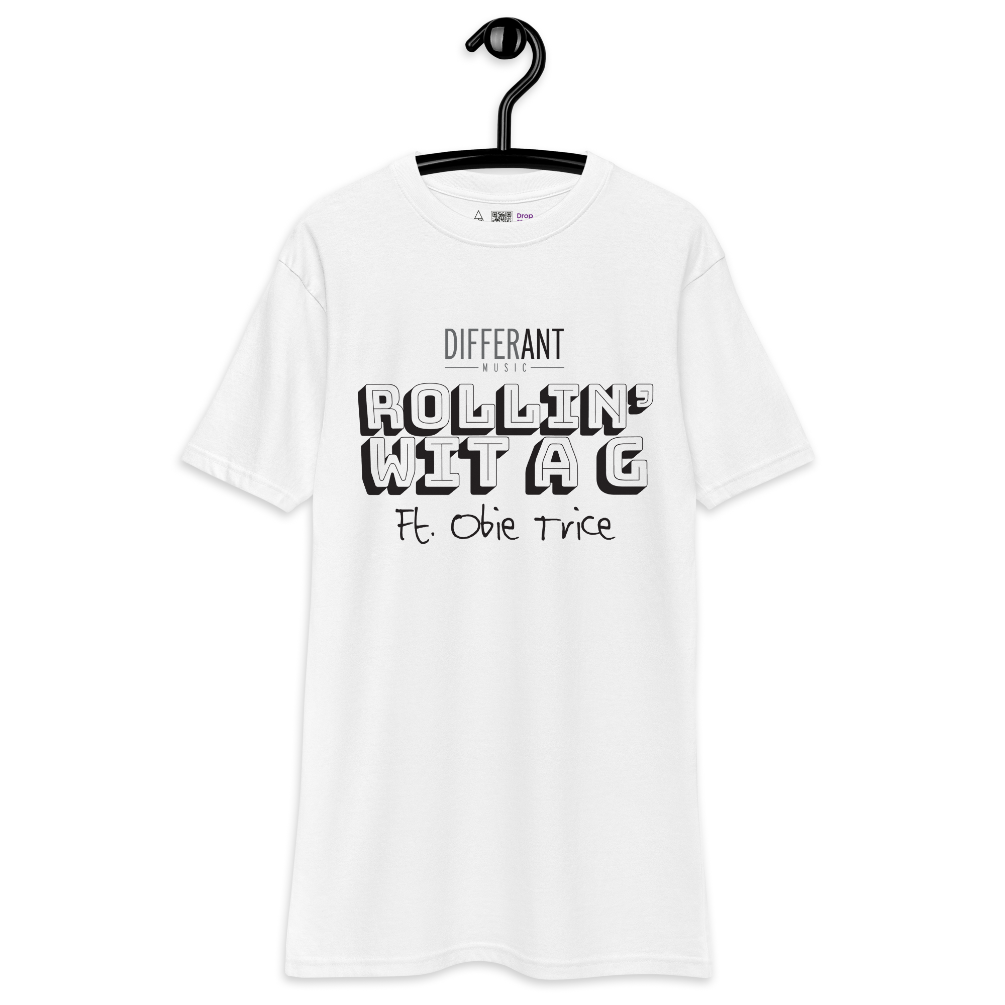 Differ_Ant - Rollin' Wit A G - Men’s T-Shirt - WHITE TITLE