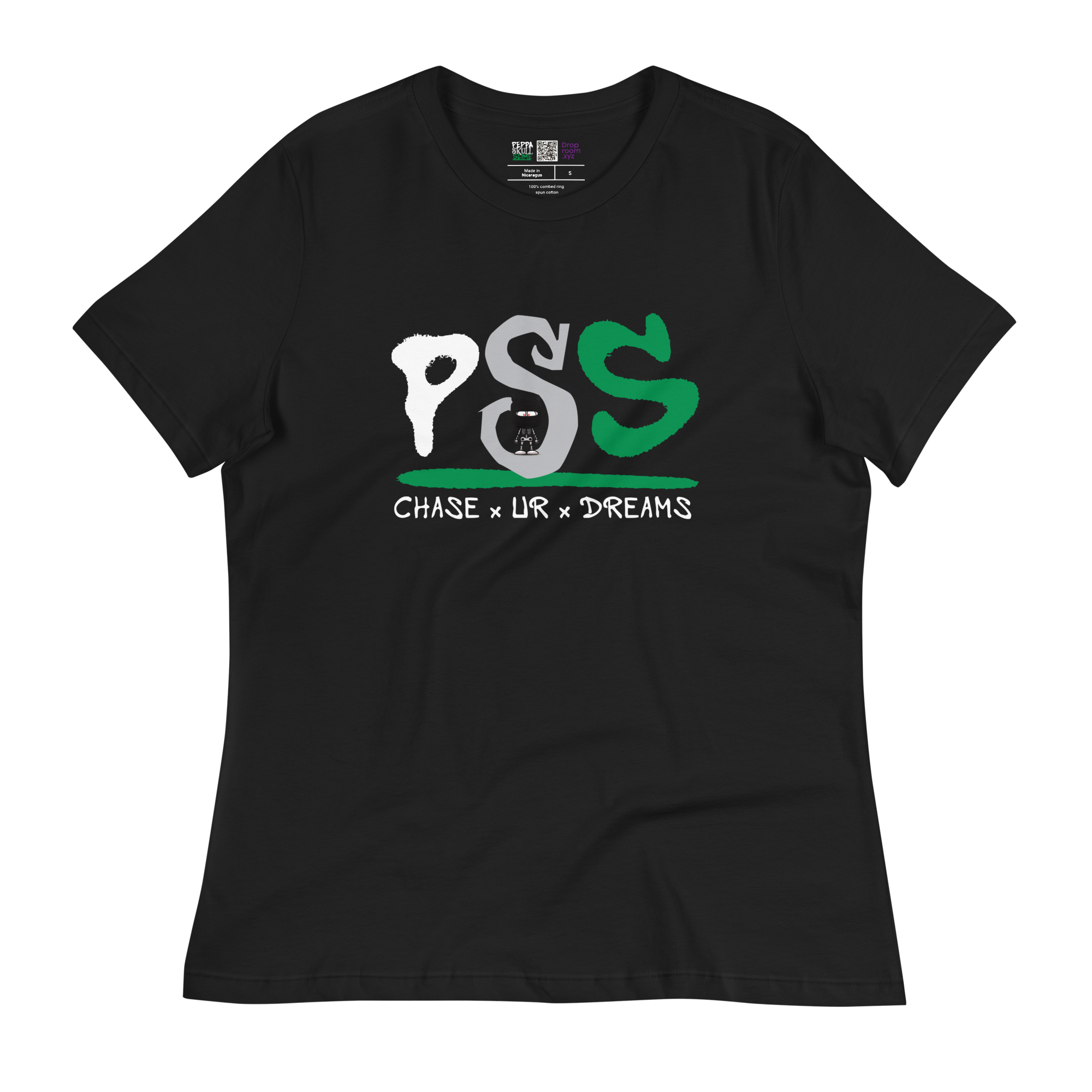PeppaSkullSlime - Women's T-Shirt - PSS - (BLACK)