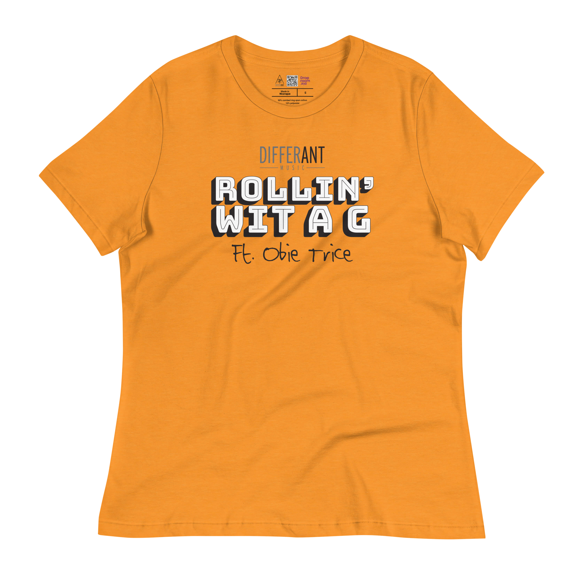 Differ_Ant - Rollin' Wit A G - Women’s T-Shirt - GOLD TITLE