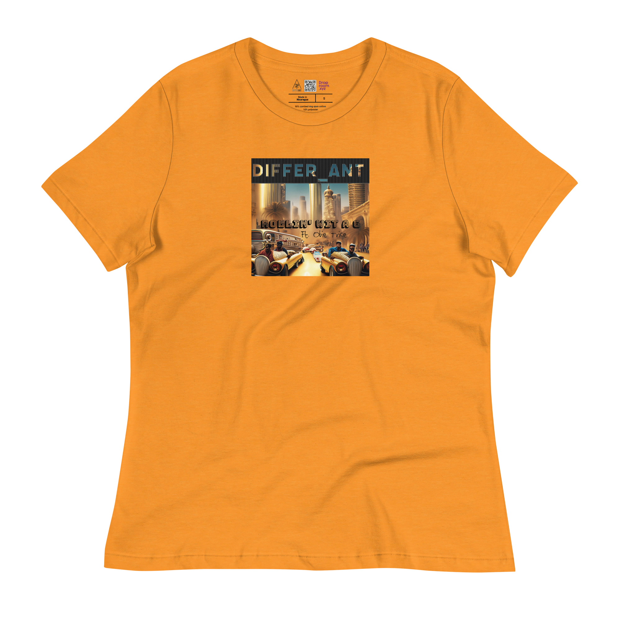Differ_Ant - Rollin' Wit A G - Women’s T-Shirt - GOLD COVER