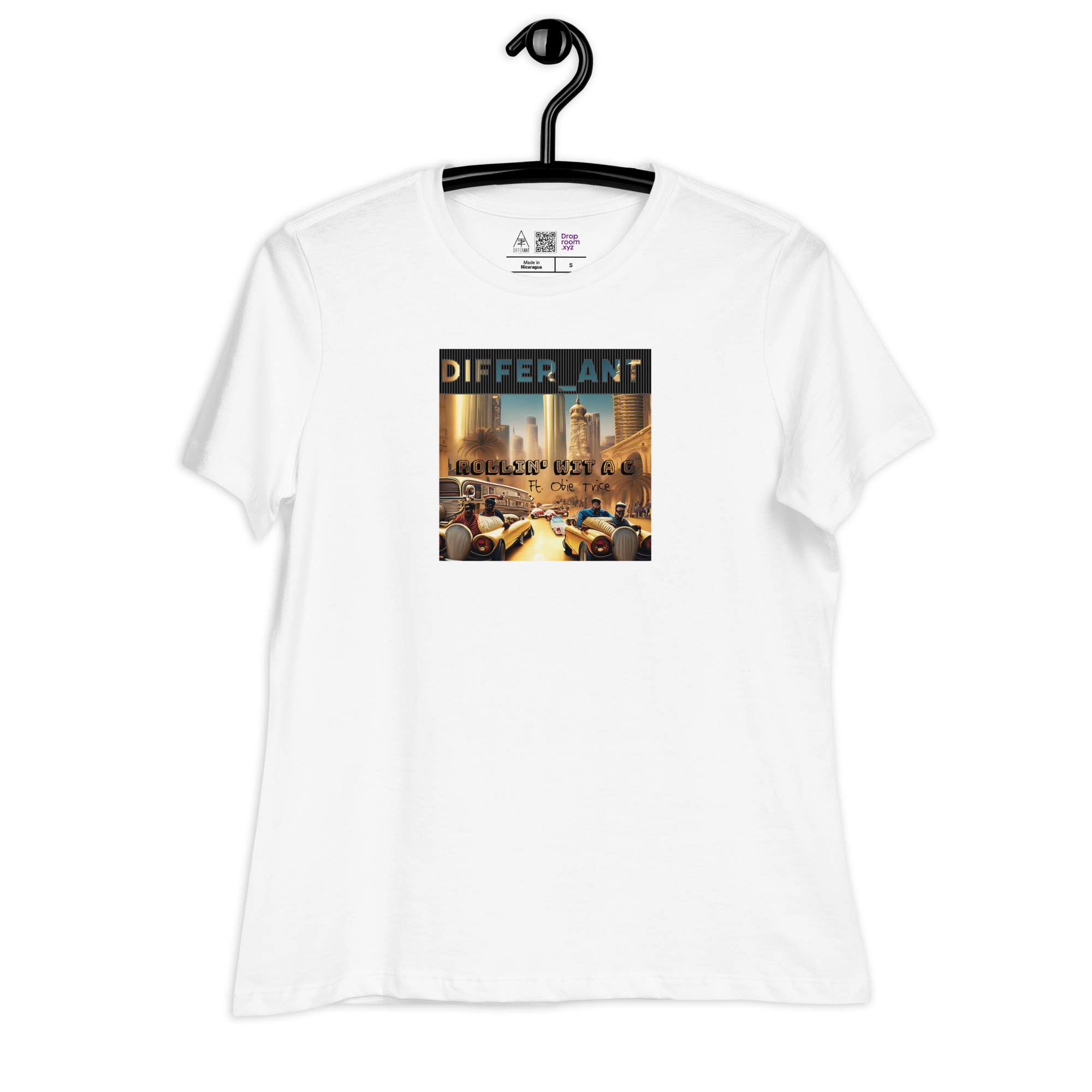 Differ_Ant - Rollin' Wit A G - Women’s T-Shirt - WHITE COVER