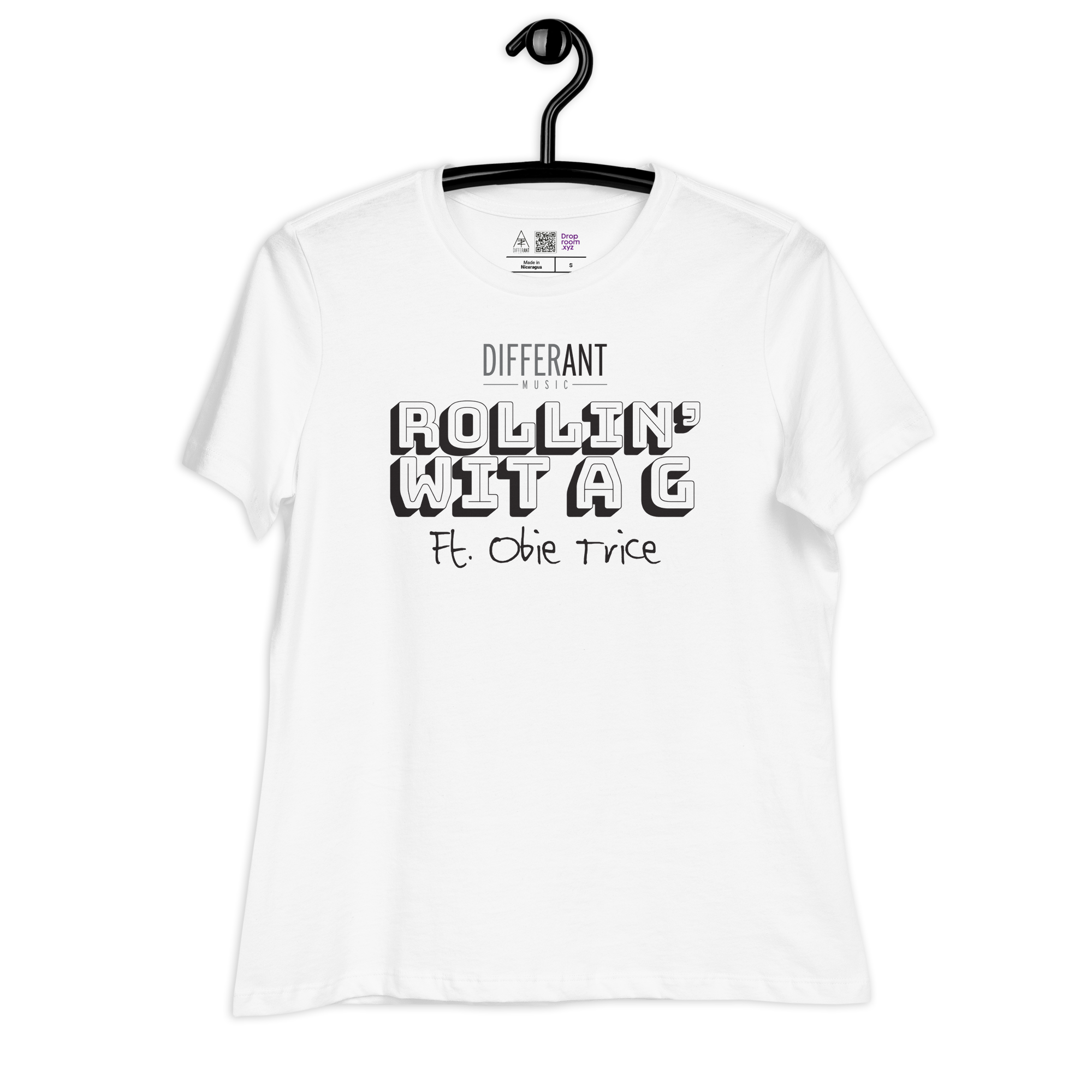 Differ_Ant - Rollin' Wit A G - Women’s T-Shirt - WHITE TITLE